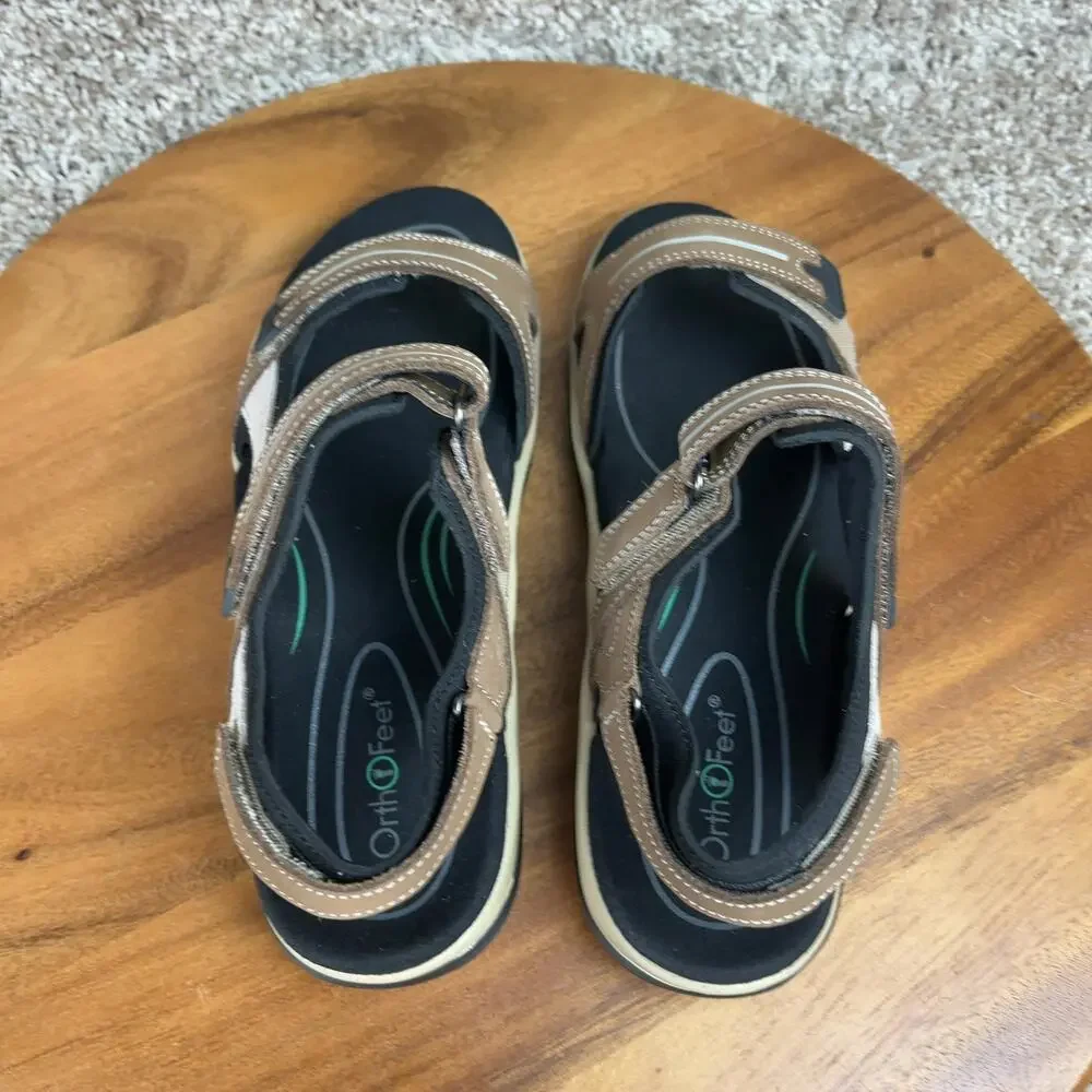OrthoFeet Venice Sandals Women's 8.5 Medium (B) Shoes